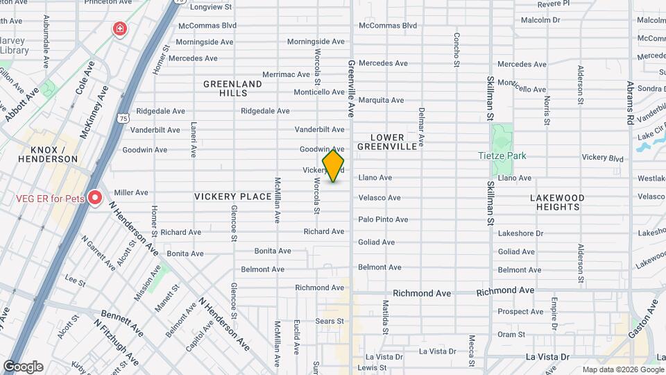 5621 Miller Ave Map and Location Details