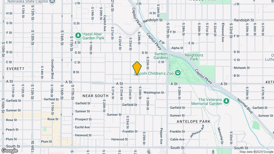 2343 B St Mapa y Detalles de la Ubicación