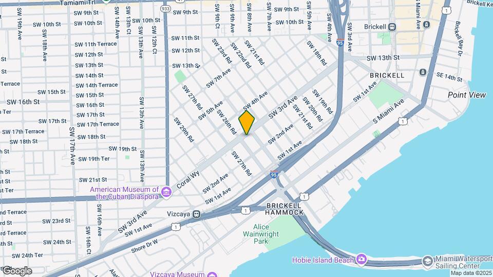 2525 SW 3rd Ave, Unit 1203 Mapa y Detalles de la Ubicación