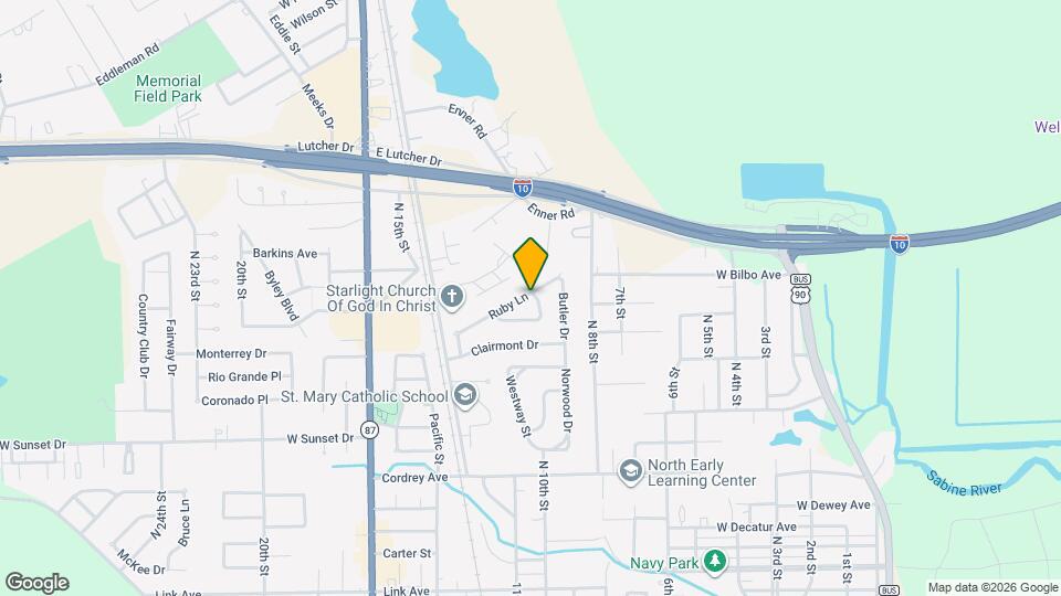 1019 Ruby Ln Map and Location Details