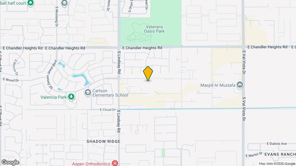 14549 E Via De Palmas Map and Location Details