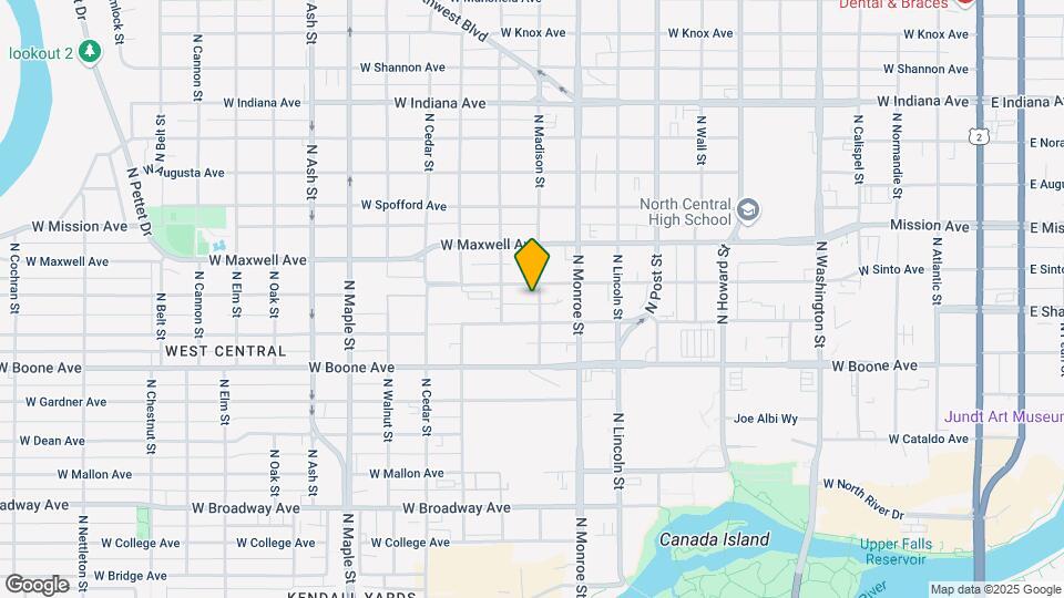 1317-1319 N Madison St Mapa y Detalles de la Ubicación