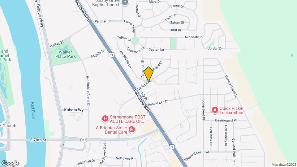 1202 Violet Ave Map and Location Details