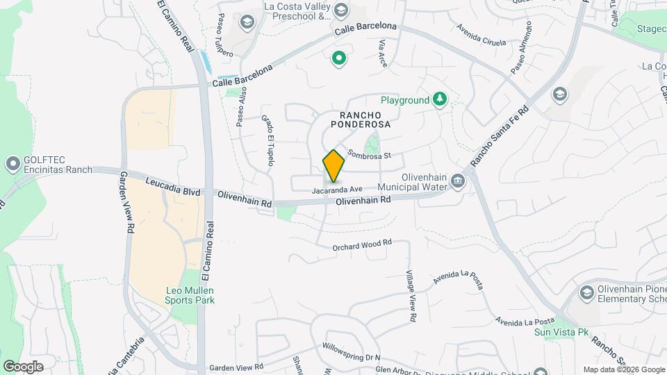 2604 Jacaranda Ave Map and Location Details