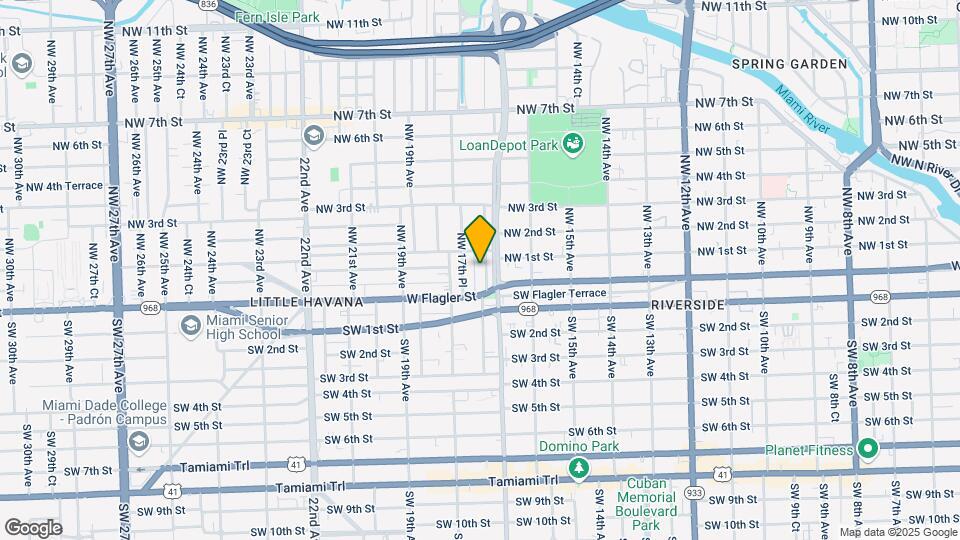 66 NW 17th Ct Map and Location Details