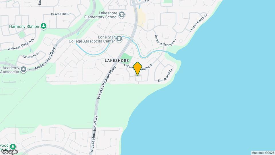 15818 Mossy Shores Ct Map and Location Details