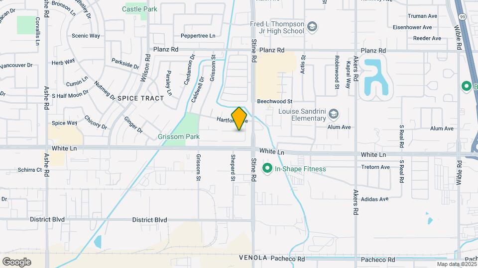 4909 Evanston Ct Map and Location Details