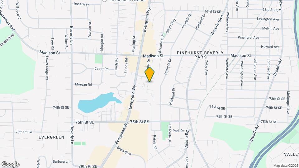 7109 Rainier Dr Map and Location Details