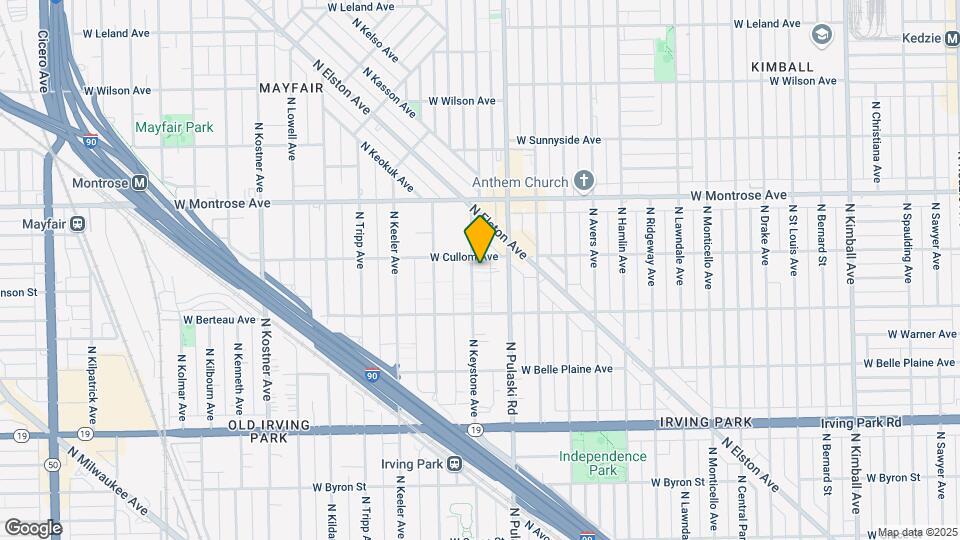 4249 N Keystone Ave Map and Location Details