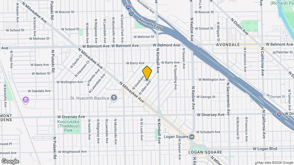 2962 N Allen Ave Mapa y Detalles de la Ubicación