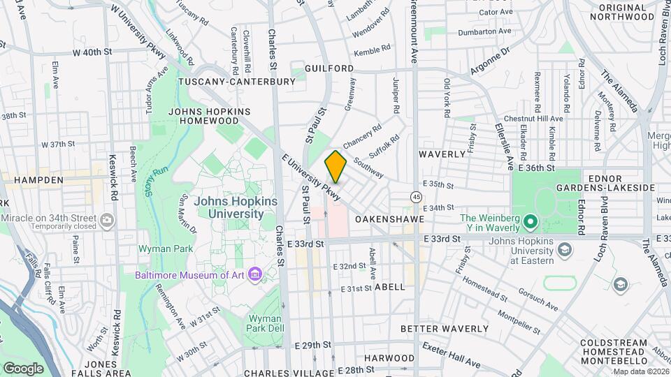 214 E University Pkwy Map and Location Details