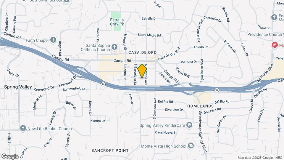 3622 S Cordoba Ave Map and Location Details
