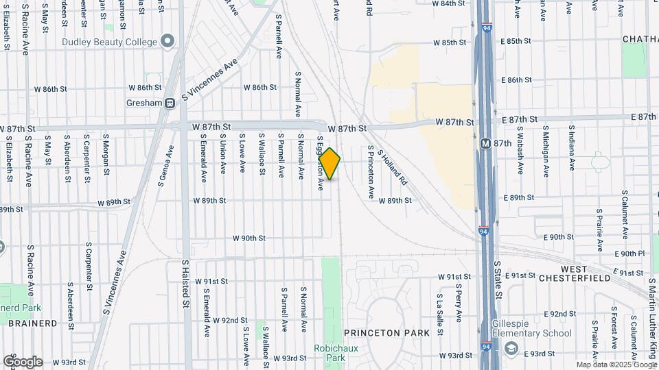 8831 S Eggleston Ave Map and Location Details