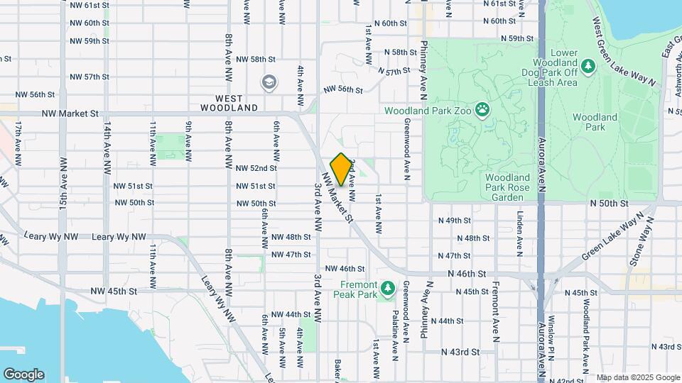 5012 Baker Ave NW, Unit Upstairs Right Room Map and Location Details