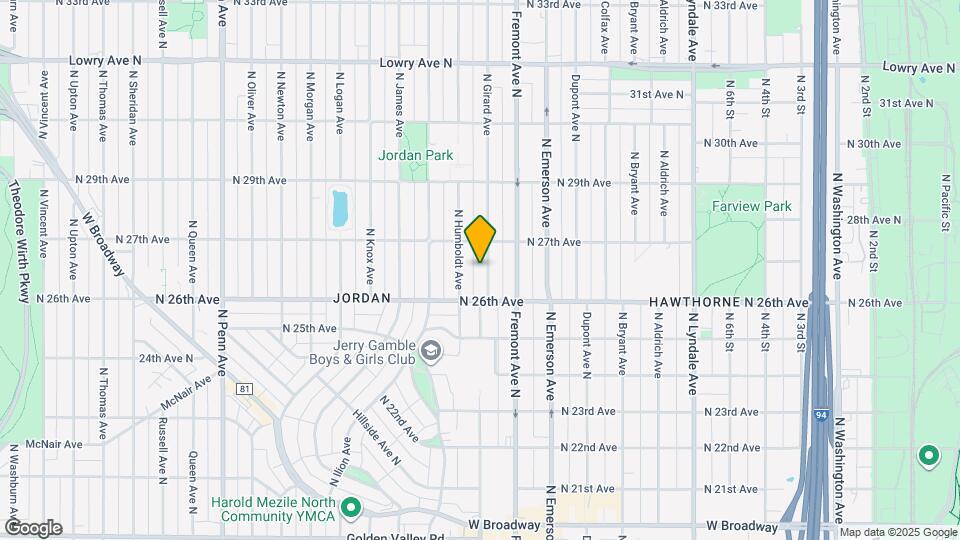 2631 N Girard Ave Map and Location Details