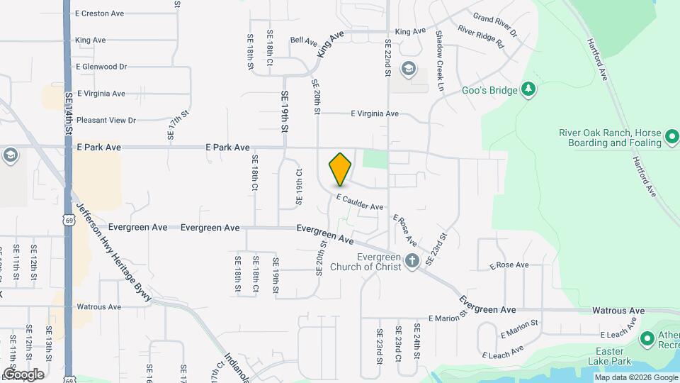 2012 E Caulder Ave Map and Location Details