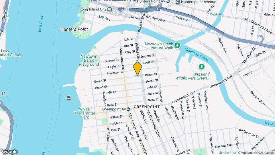 208 Green St Mapa y Detalles de la Ubicación