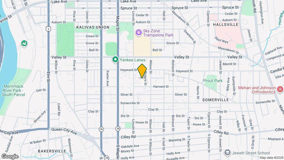 436 Auburn St, Unit 3 Map and Location Details
