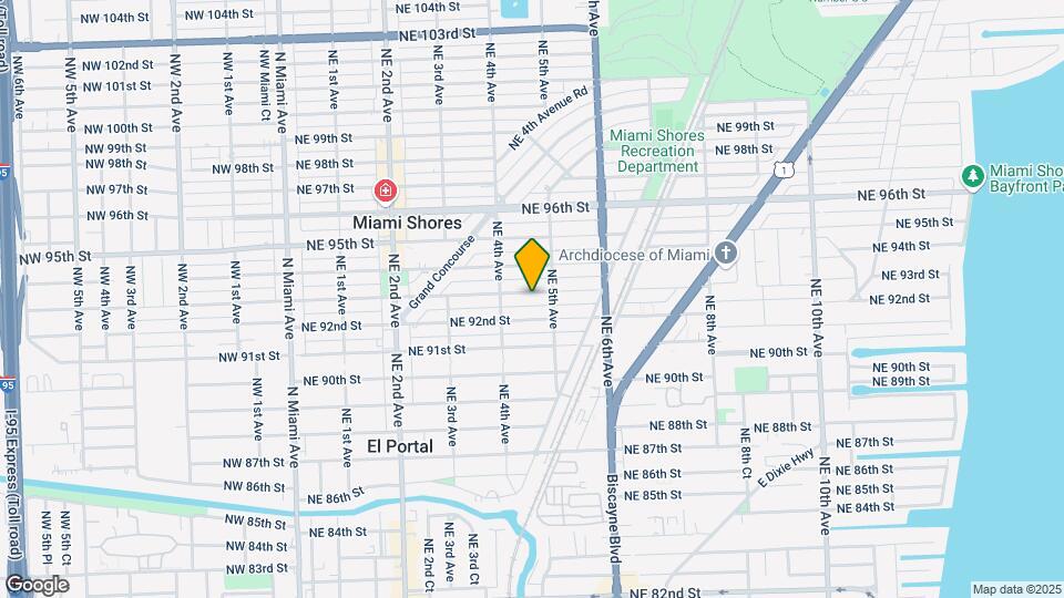 454 NE 93rd St Map and Location Details