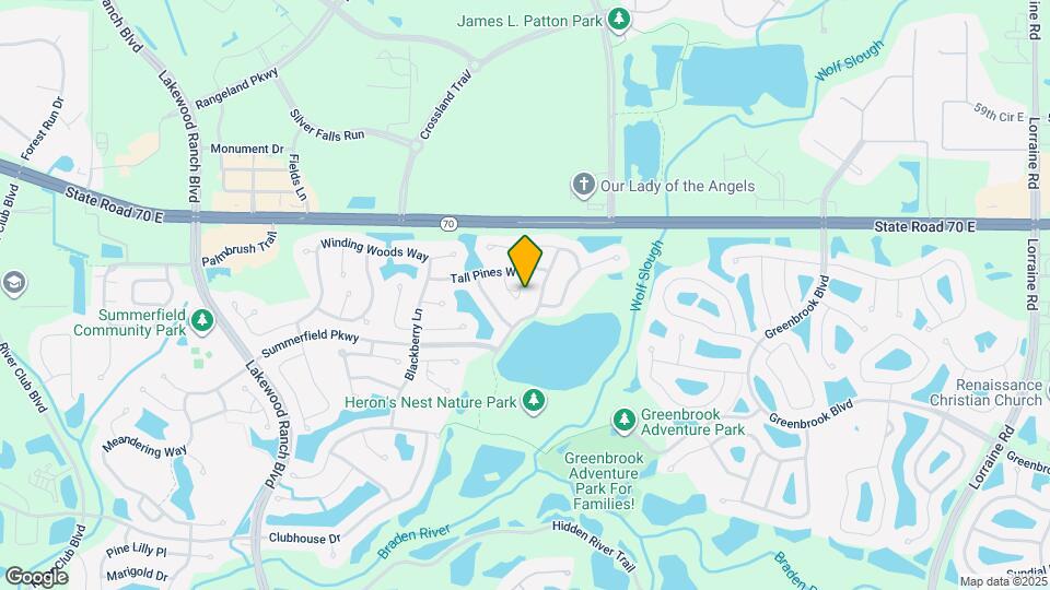 6242 White Clover Cir Map and Location Details