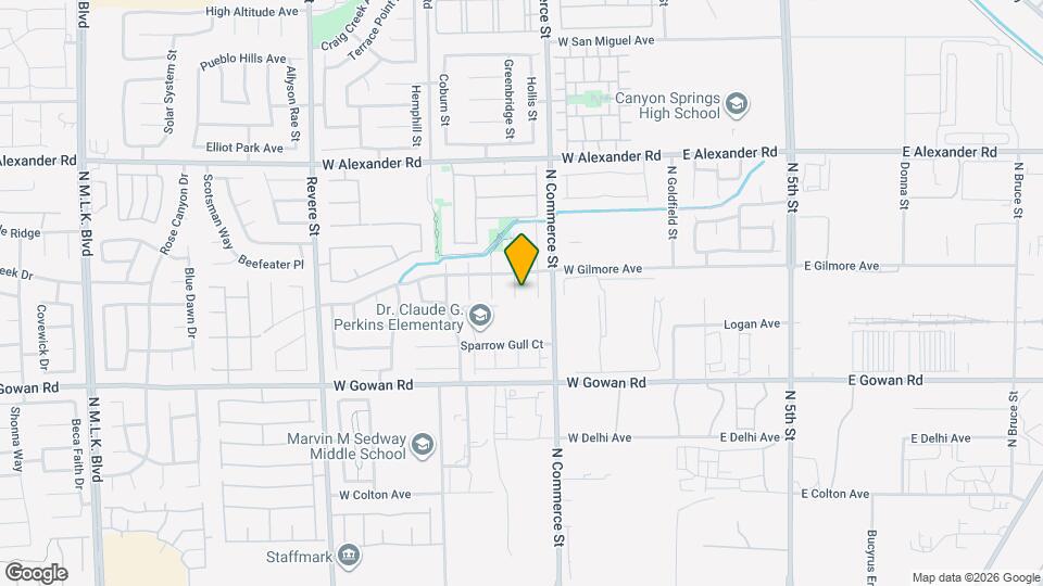 3732 Sorrowing Sparrow Ct Map and Location Details