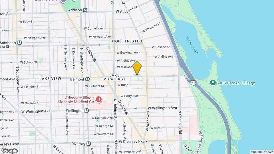 653 W Belmont Ave, Unit 5C Map and Location Details