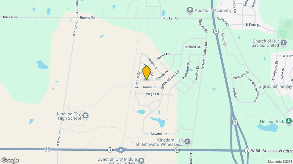 2619 Harrier Dr Map and Location Details