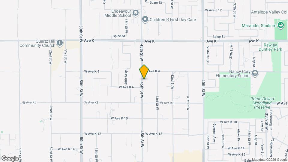 43324 45th St W Map and Location Details