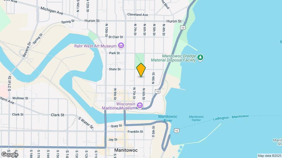416 N 6th St, Unit A Map and Location Details