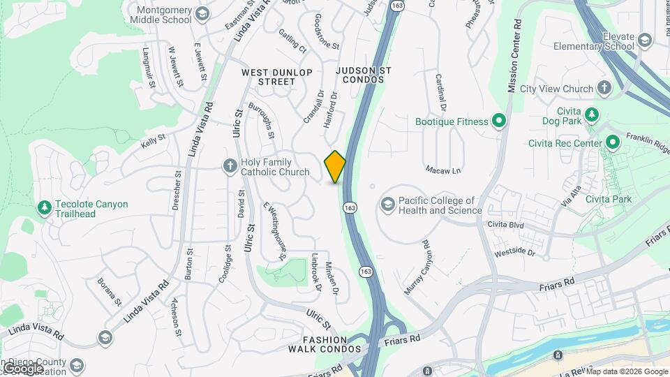 1862 Hanford Dr Map and Location Details