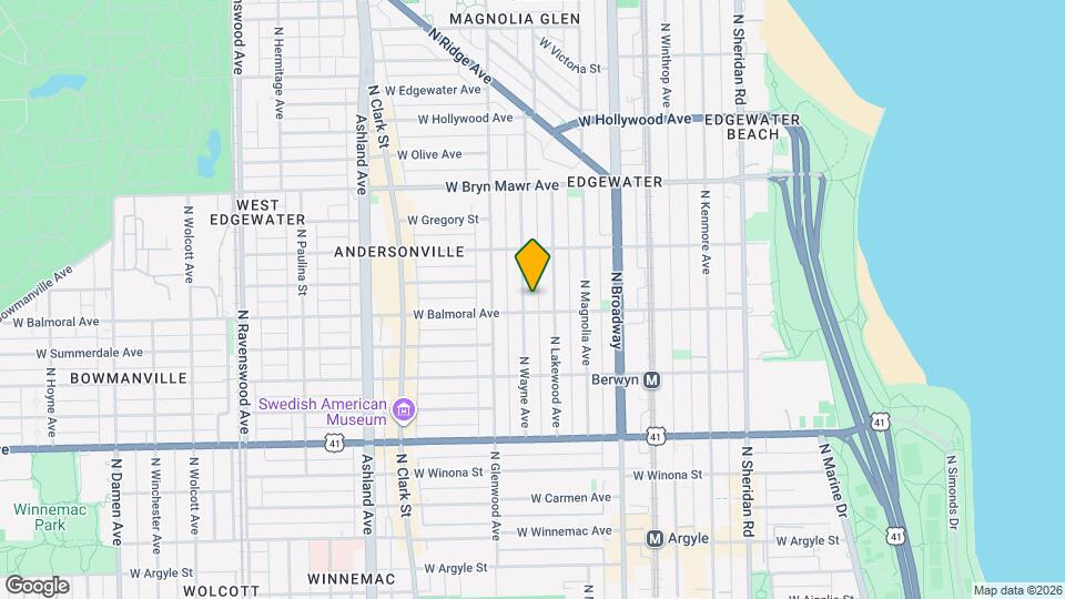 5415 N Wayne Ave Mapa y Detalles de la Ubicación