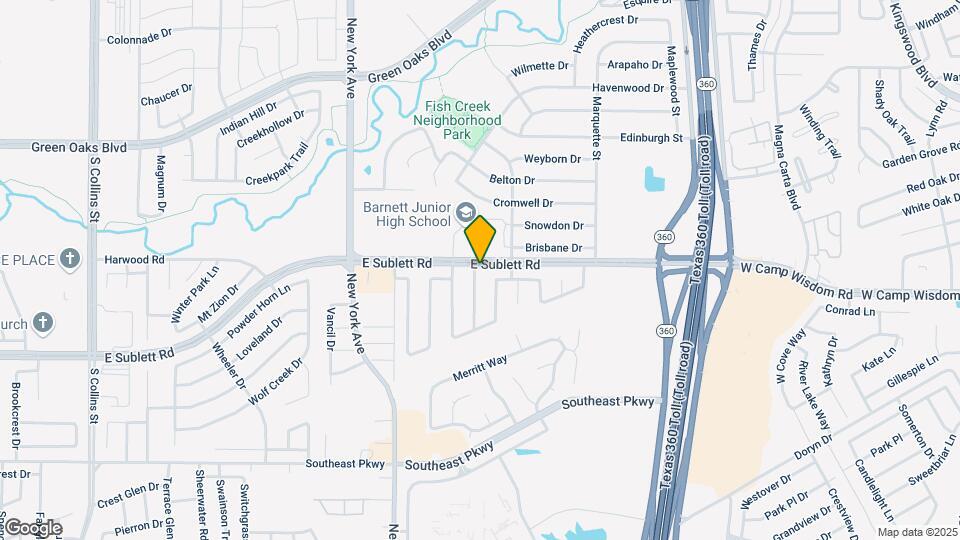 6001 Harwood Crossing Dr Map and Location Details