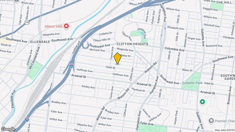 6271 Odell St Map and Location Details