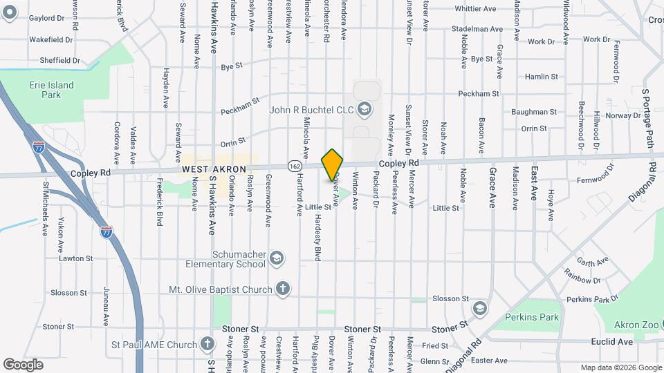 826 Dover Ave Mapa y Detalles de la Ubicación