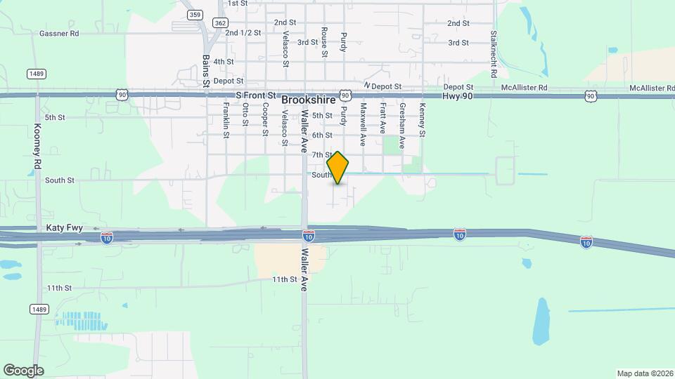 BROOKSHIRE VILLAGE Mapa y Detalles de la Ubicación