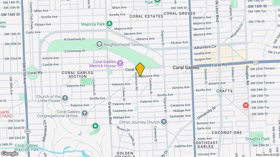 738 Biltmore Way Map and Location Details