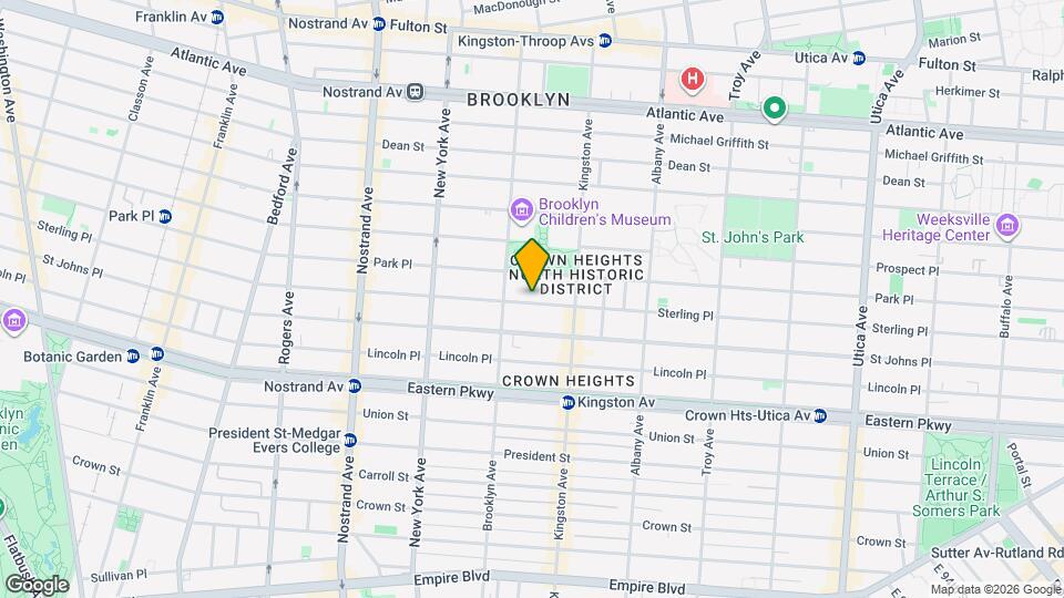 1057 Sterling Place Map and Location Details