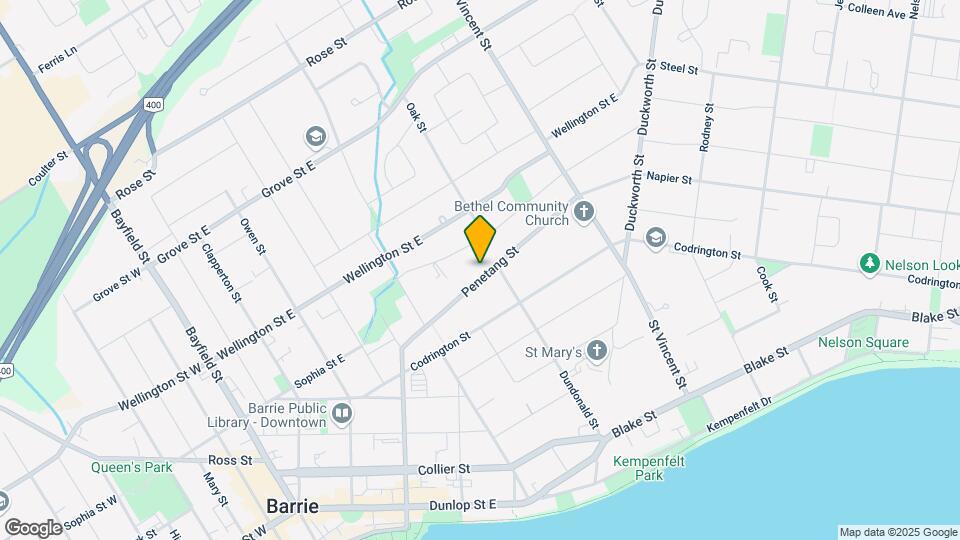 66 Penetang St Map and Location Details