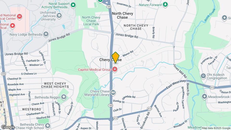 Chevy Chase Lake Map and Location Details