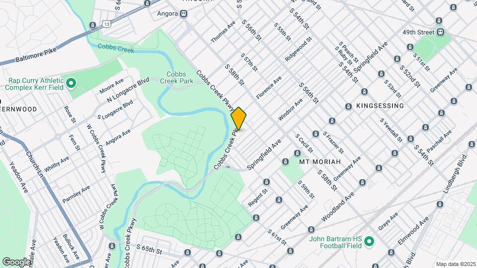 1639 Cobbs Creek Pkwy Map and Location Details