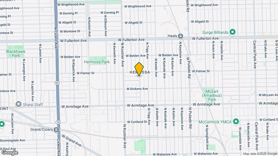 2140 N Kildare Ave Map and Location Details
