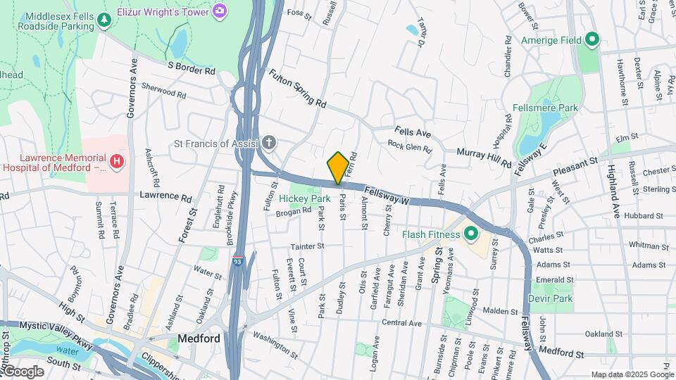 298 Fellsway W Map and Location Details