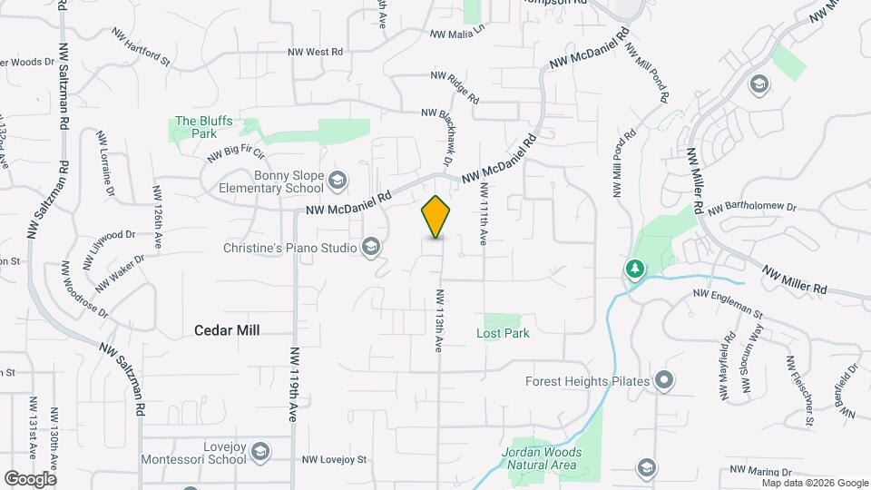 11322 NW Kimble Ct Map and Location Details