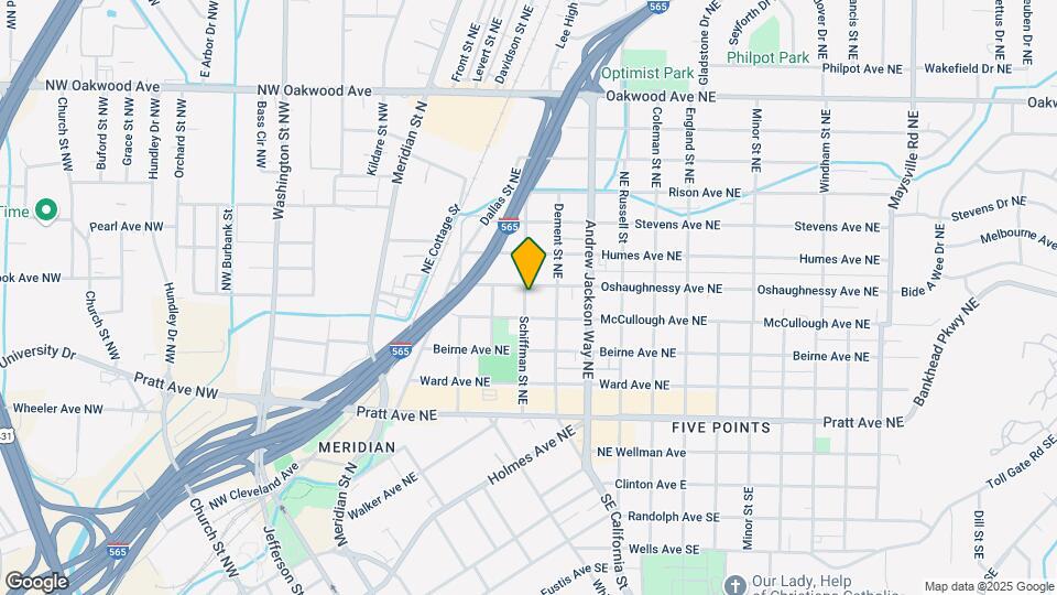 606 Schiffman St NE Map and Location Details