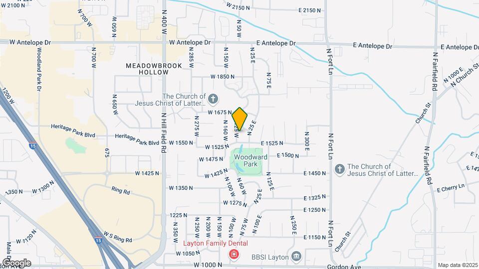 1570 N 125 W Map and Location Details