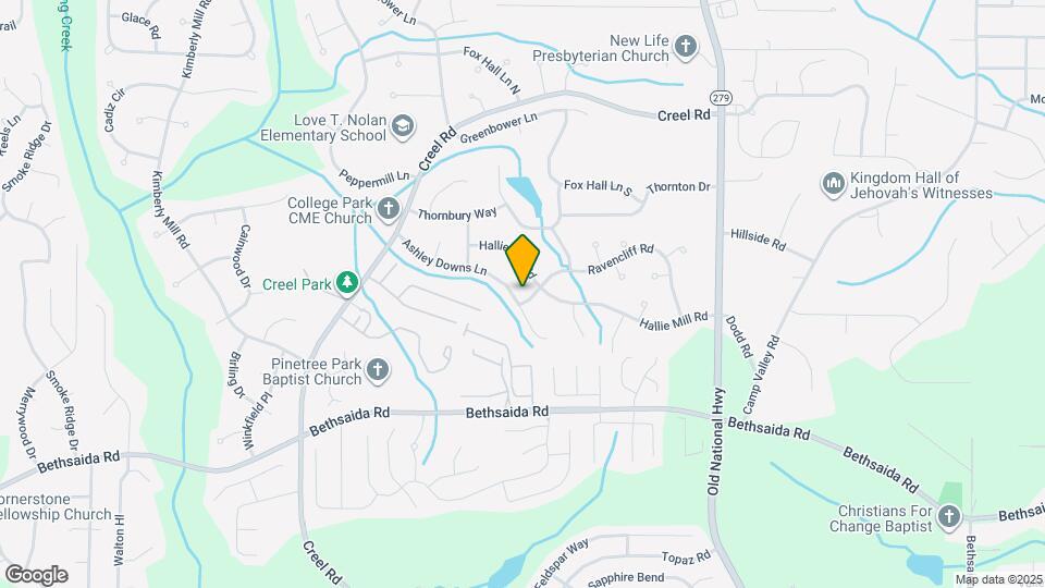 2635 Ashley Downs Ln Map and Location Details