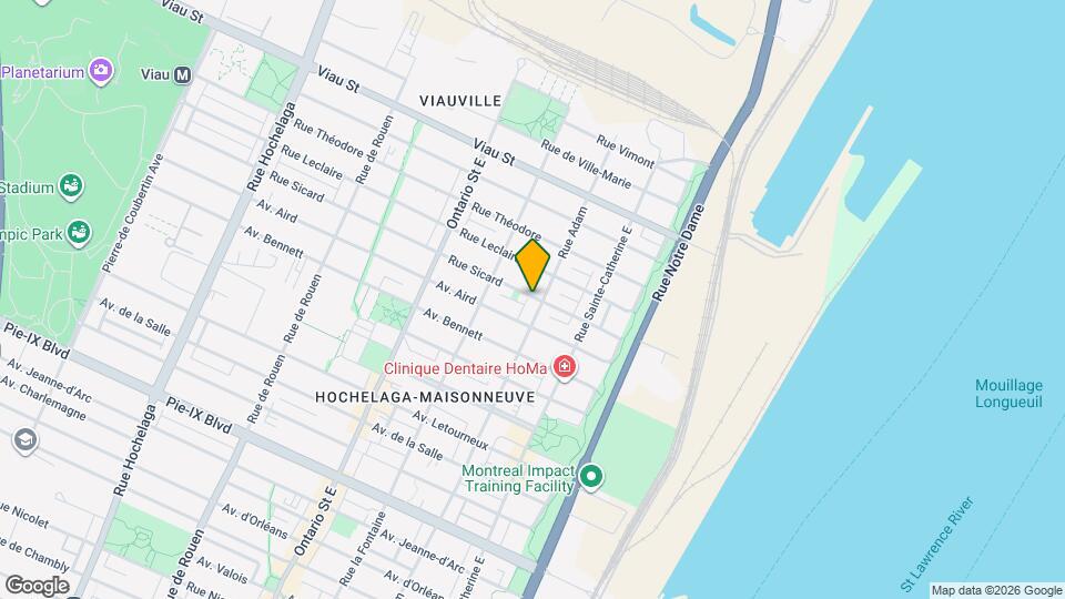 1600 Sicard Rue Map and Location Details