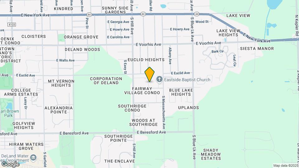1121 E Hubbard Ave Map and Location Details