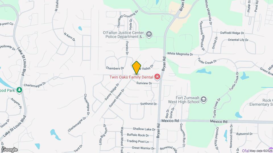 4 Sunset Green Ct Map and Location Details