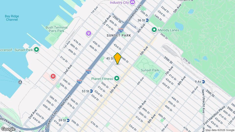 425 46th St Map and Location Details